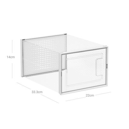 Modułowy regał z przegródkami BOXIFY biały