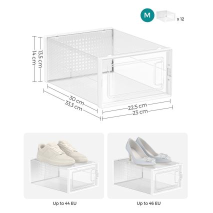 Modułowy regał z przegródkami BOXIFY biały