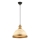 MONZA lampa wisząca 1xE27/40W/230V średnica 29 cm kremowa/brązowa