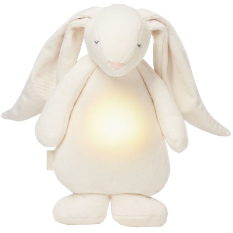 Moonie - Zabawka do przytulania z melodią i światłem króliczek kremowy
