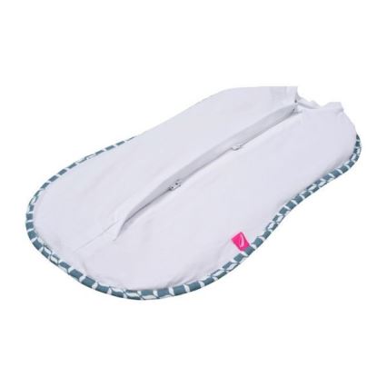 MOTHERHOOD - Otulacz Zip & swaddle CLASSICS 2,5-5 kg niebieski