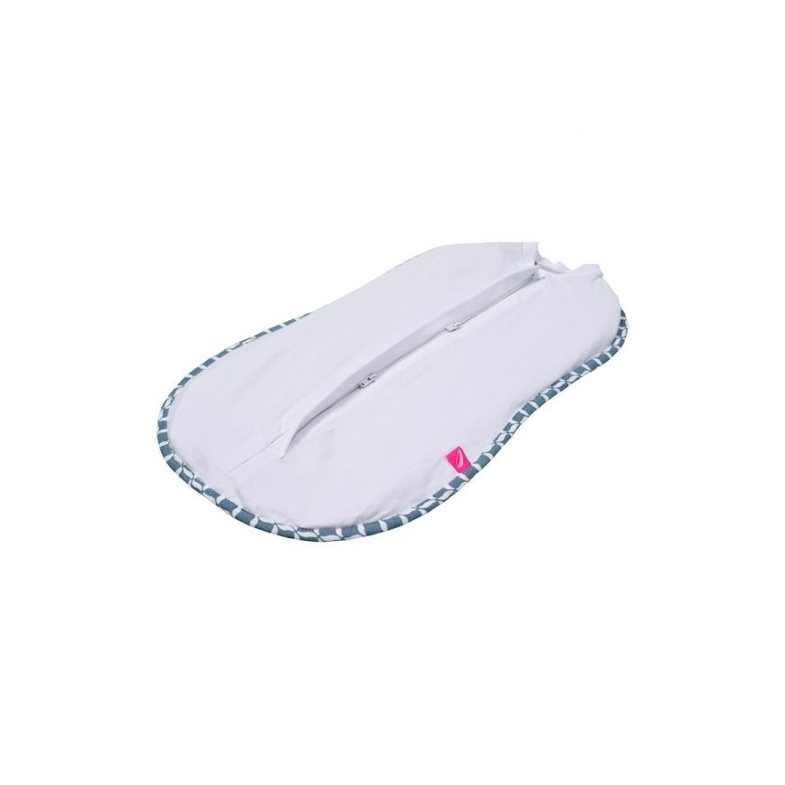 MOTHERHOOD - Otulacz Zip & swaddle CLASSICS 2,5-5 kg niebieski