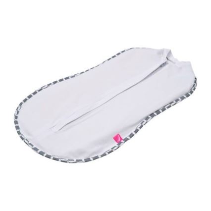 MOTHERHOOD - Otulacz Zip & swaddle CLASSICS 2,5-5 kg szary
