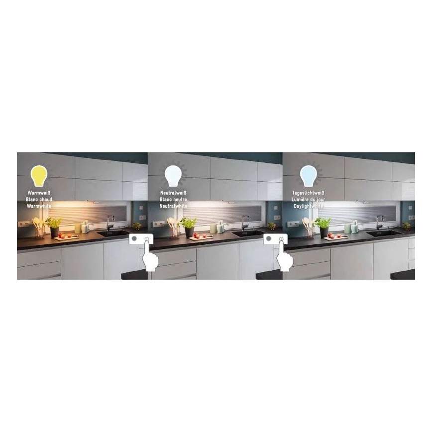Müller-Licht - LED Oświetlenie blatu kuchennego z czujnikiem CASSIA LED/8W/230V 3000/4000/6500K