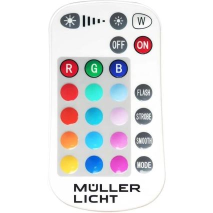 Müller-Licht - LED RGBW Ściemnialny reflektor zewnętrzny LED/10W/230V IP65 + pilot zdalnego sterowania