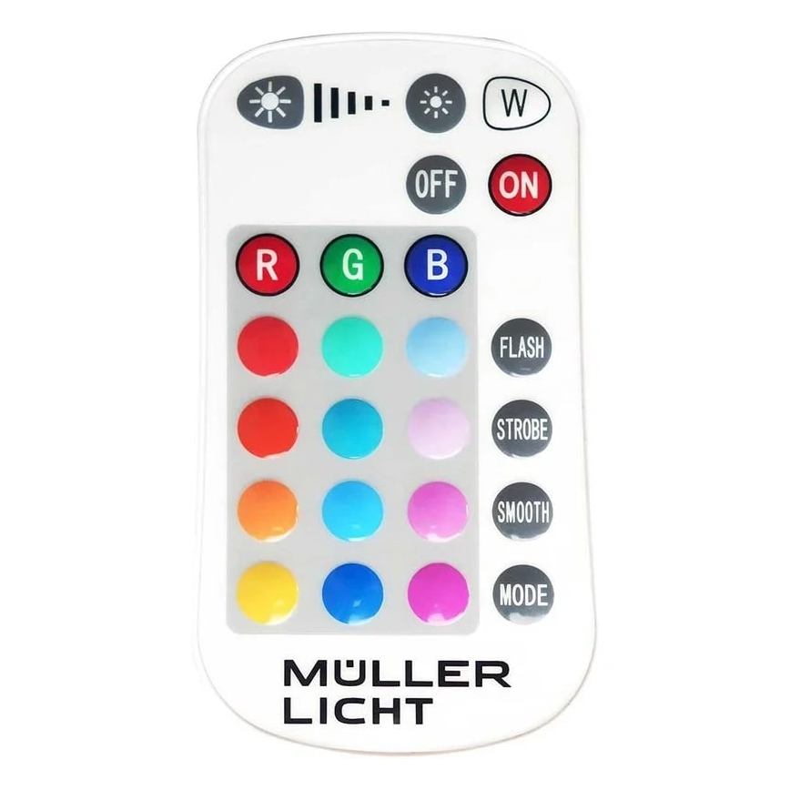 Müller-Licht - LED RGBW Ściemnialny reflektor zewnętrzny LED/10W/230V IP65 + pilot zdalnego sterowania