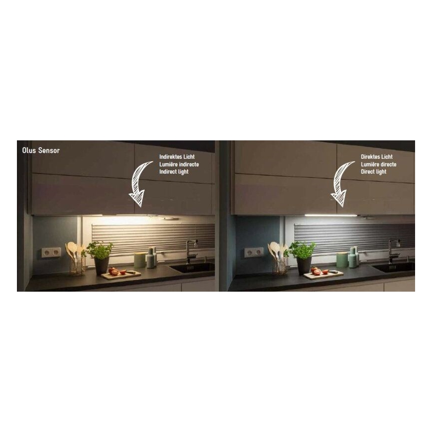 Müller-Licht - ściemnialna oprawa podszafkowa LED z czujnikiem ruchu OLUS LED/11W/230V 3000/4000K