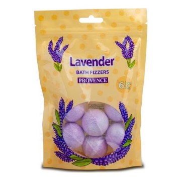 Musująca kula do kąpieli PROVENCE 6 szt lawenda