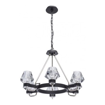 MW-LIGHT - Żyrandol na lince LOFT 6xE14/60W/230V