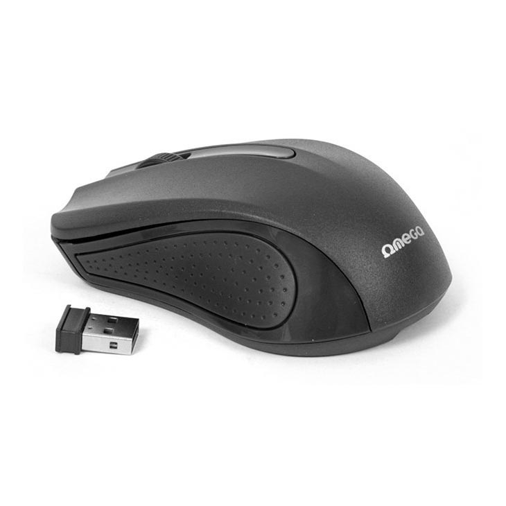 Mysz bezprzewodowa  1000 DPI 2xAAA czarny