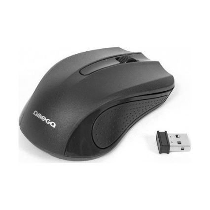 Mysz bezprzewodowa  1000 DPI 2xAAA czarny