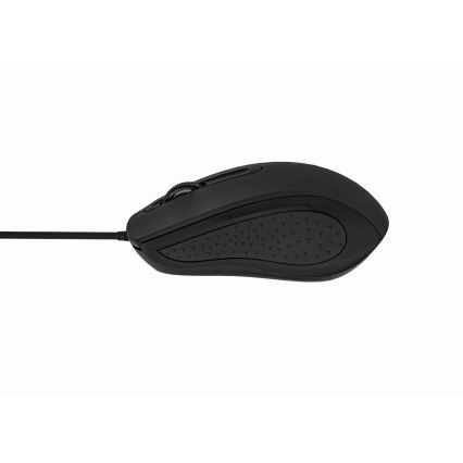 Mysz przewodowa 1200 DPI USB-C czarny
