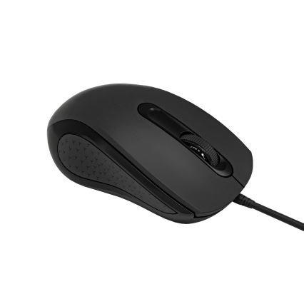 Mysz przewodowa 1200 DPI USB-C czarny