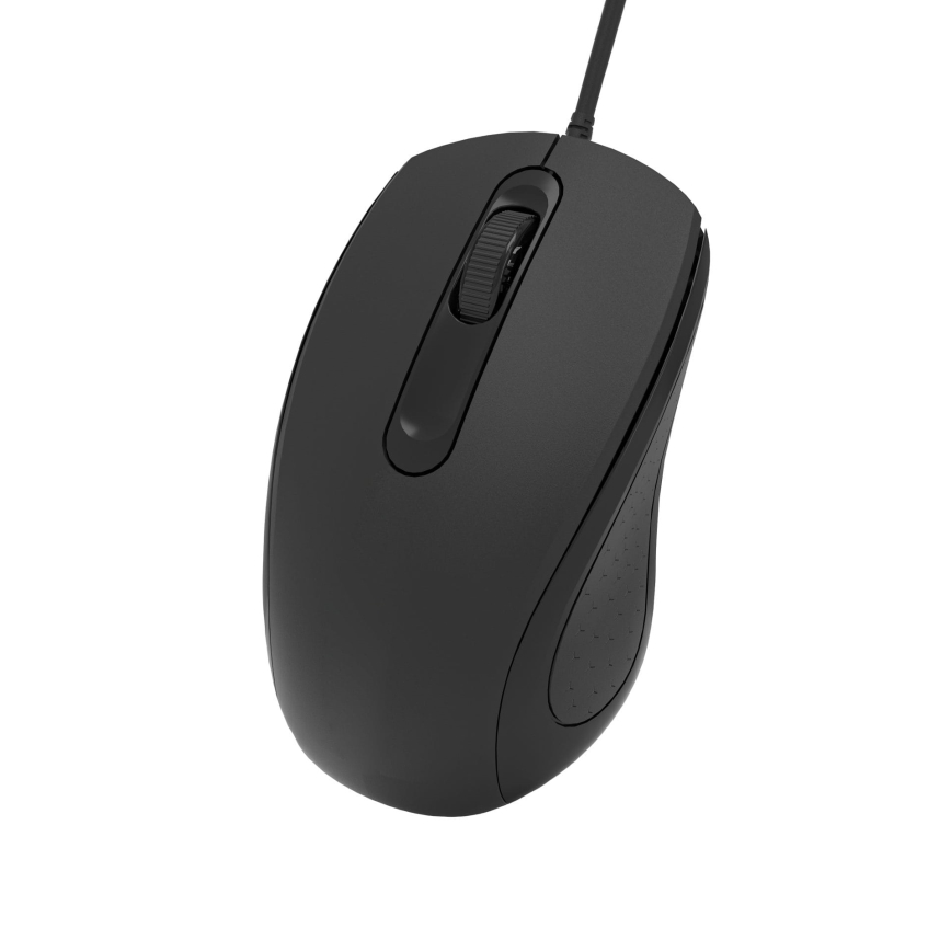Mysz przewodowa 1200 DPI USB-C czarny