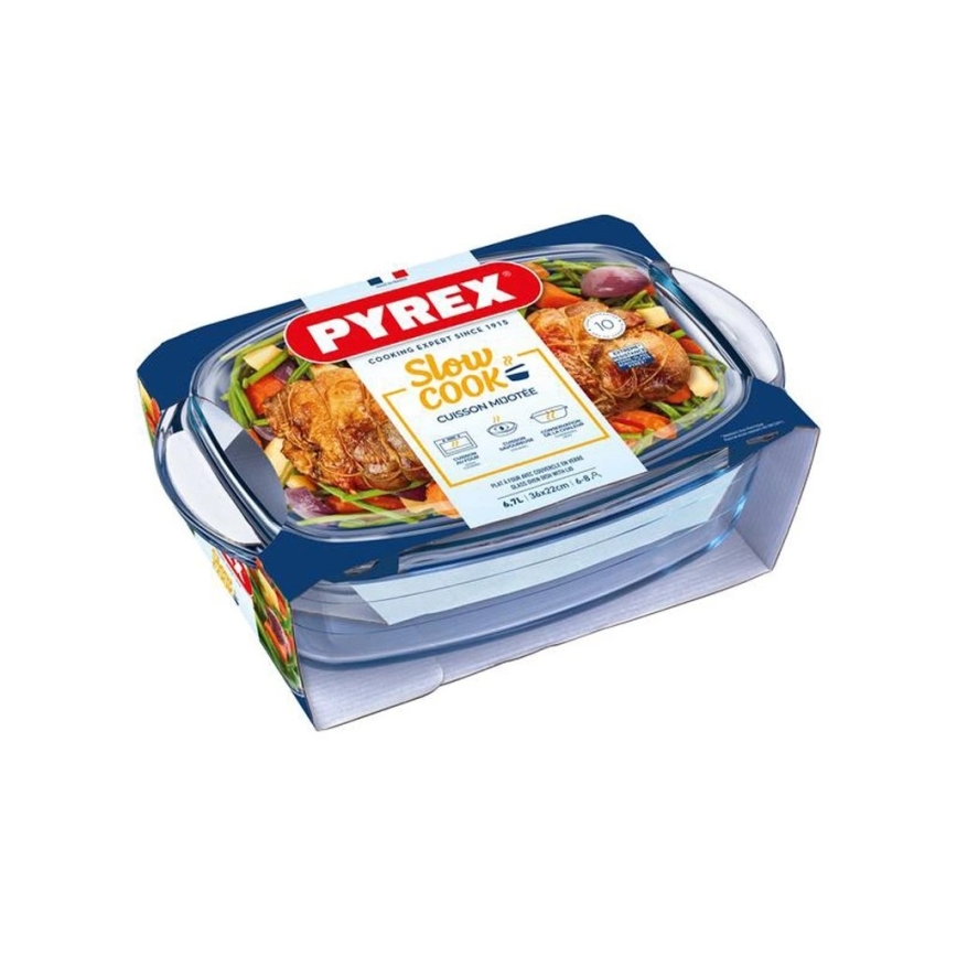 Naczynie żaroodporne z pokrywką PYREX 6,7 l