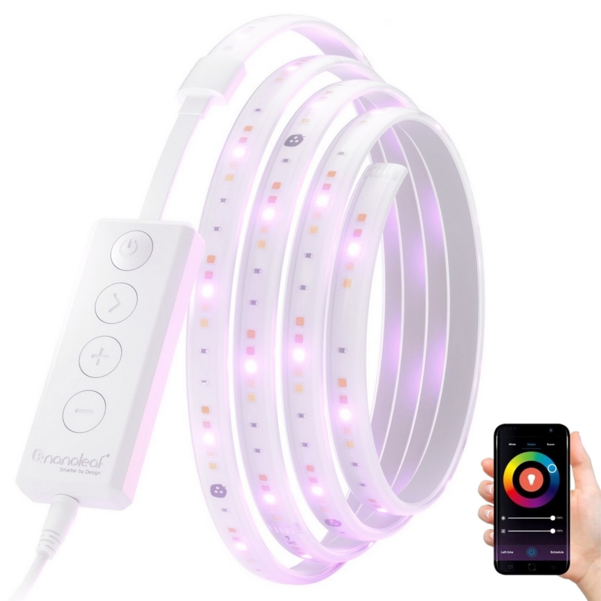 Nanoleaf - LED RGBW Ściemnialna taśma ESSENTIALS 2700-6500K Wi-Fi 2m