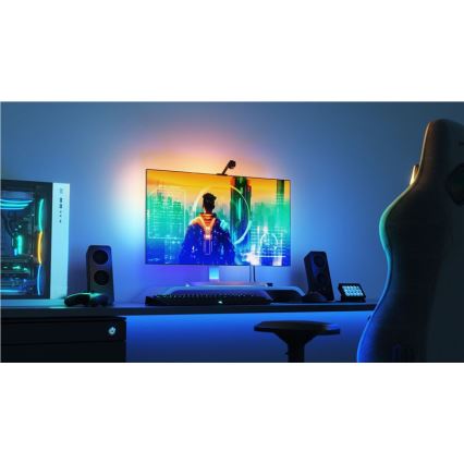 Nanoleaf - Zestaw do dublowania ekranu 4D + Taśma świetlna zestaw podstawowy 4m 65''