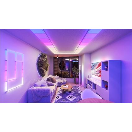 Nanoleaf - ZESTAW 3x LED RGBW ŚCIEMNIALNE OPRAWY SUFITOWE SKYLIGHT LED/18W/230V + 2xLED/16W/230V 2700-6500K Wi-Fi