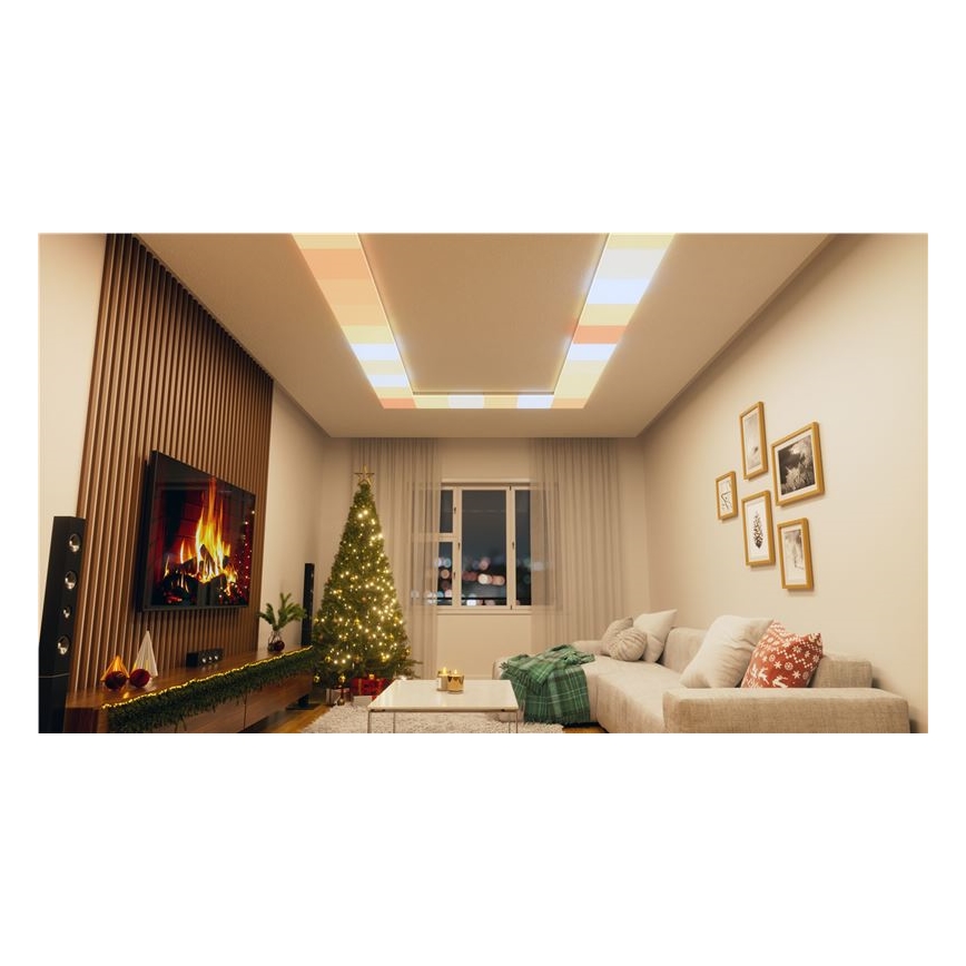Nanoleaf - ZESTAW 3x LED RGBW ŚCIEMNIALNE OPRAWY SUFITOWE SKYLIGHT LED/18W/230V + 2xLED/16W/230V 2700-6500K Wi-Fi