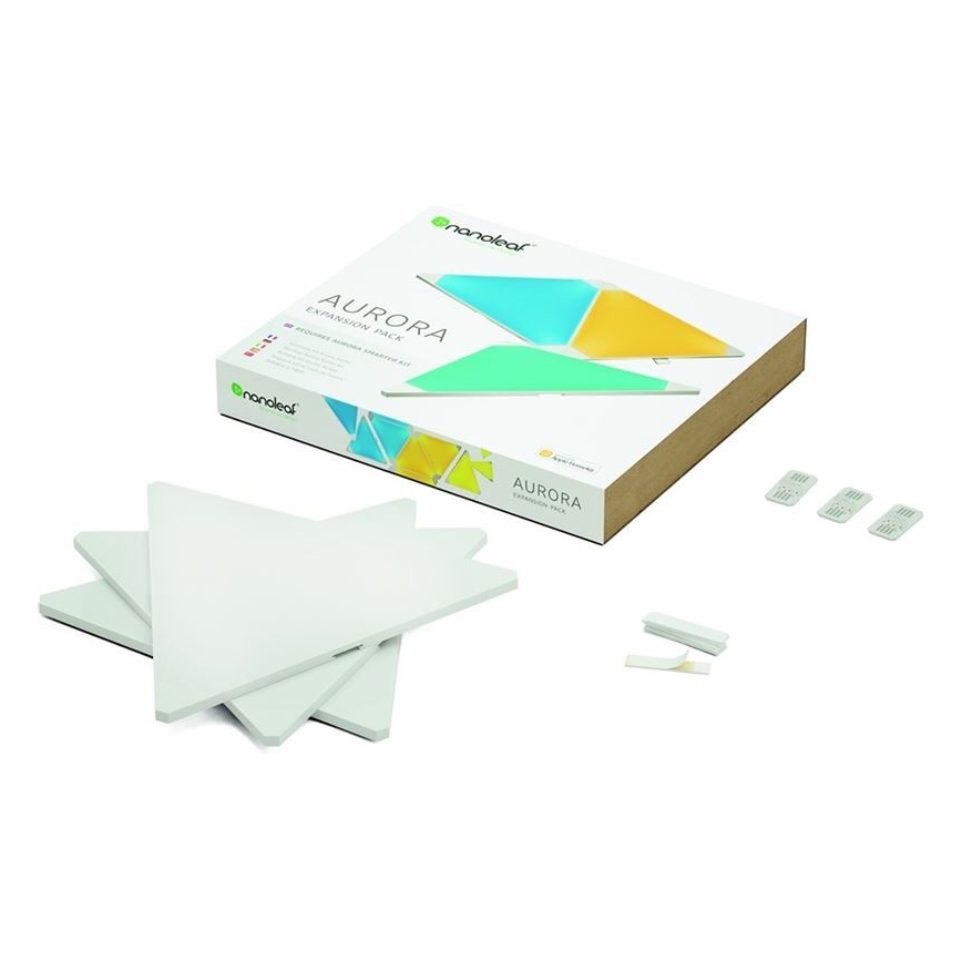 Nanoleaf - SET 3x LED RGB Panel ściemniający AURORA LED/2W/230V Wi-Fi
