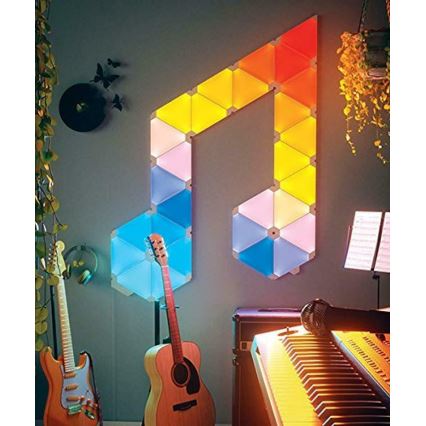 Nanoleaf - SET 9x LED RGB Panel ściemniający RHYTHM LED/2W/230V Wi-Fi
