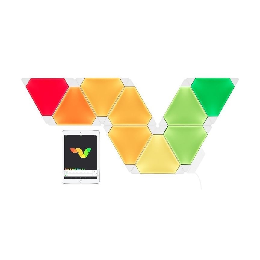 Nanoleaf - SET 9x LED RGB Panel ściemniający RHYTHM LED/2W/230V Wi-Fi