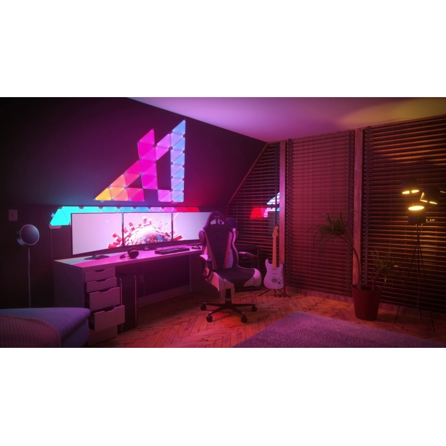 Nanoleaf - SET 9x LED RGB Panel ściemniający RHYTHM LED/2W/230V Wi-Fi
