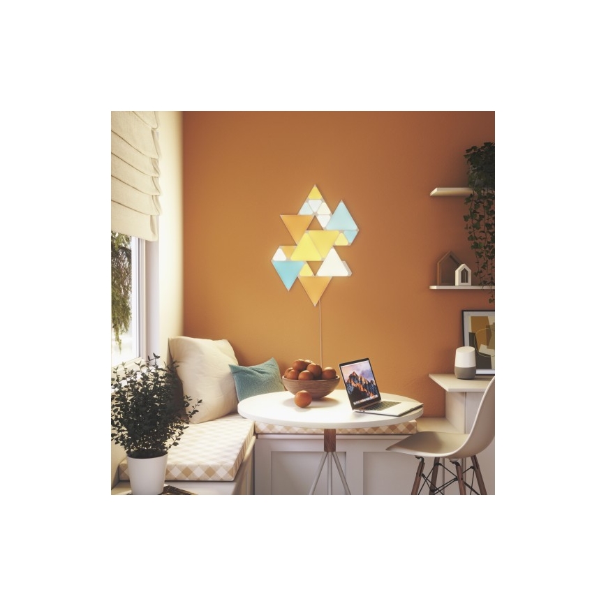 Nanoleaf - SET 9x LED RGB Panel ściemniający RHYTHM LED/2W/230V Wi-Fi