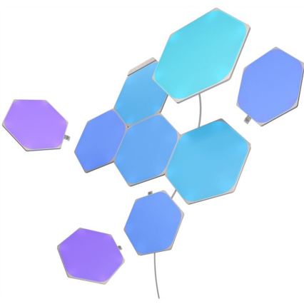 Nanoleaf - ZESTAW 9x LED RGB Ściemnialny panel SHAPES HEXAGON LED/2W/230V 1200-6500K Wi-Fi