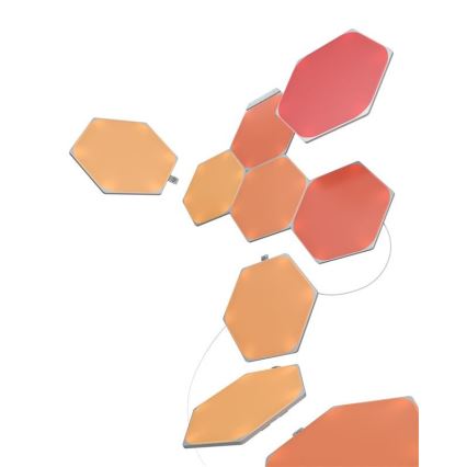 Nanoleaf - ZESTAW 9x LED RGB Ściemnialny panel SHAPES HEXAGON LED/2W/230V 1200-6500K Wi-Fi