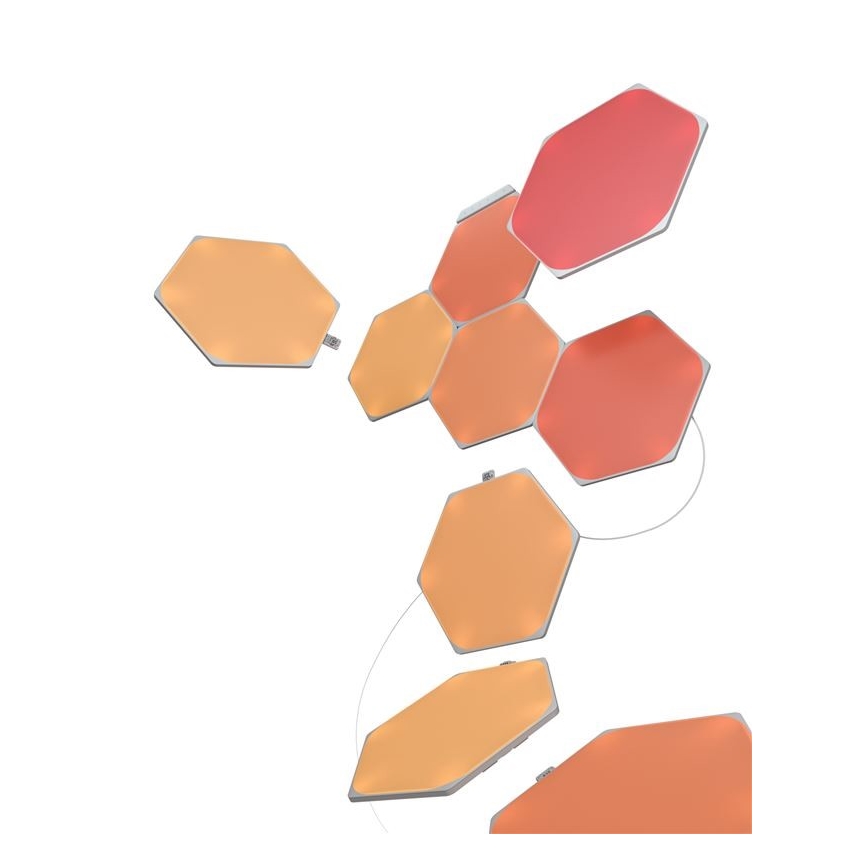 Nanoleaf - ZESTAW 9x LED RGB Ściemnialny panel SHAPES HEXAGON LED/2W/230V 1200-6500K Wi-Fi