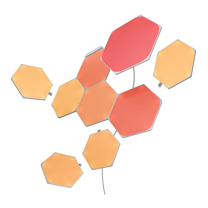 Nanoleaf - ZESTAW 9x LED RGB Ściemnialny panel SHAPES HEXAGON LED/2W/230V 1200-6500K Wi-Fi