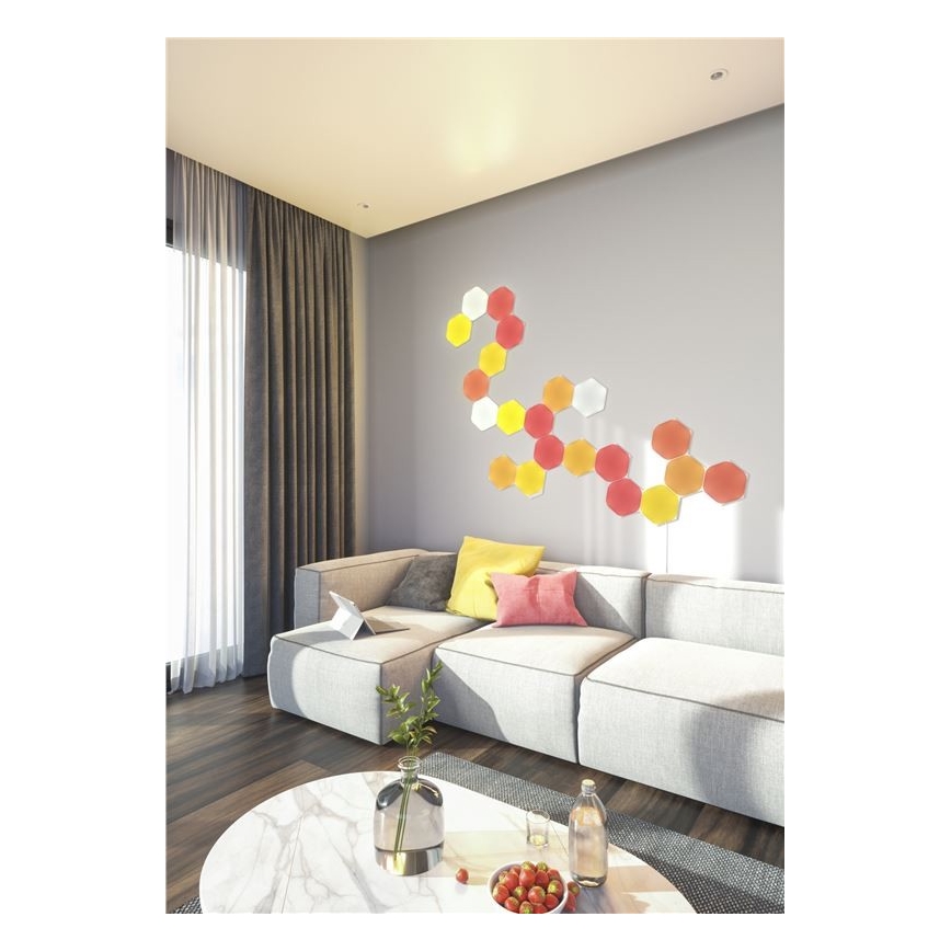 Nanoleaf - ZESTAW 9x LED RGB Ściemnialny panel SHAPES HEXAGON LED/2W/230V 1200-6500K Wi-Fi