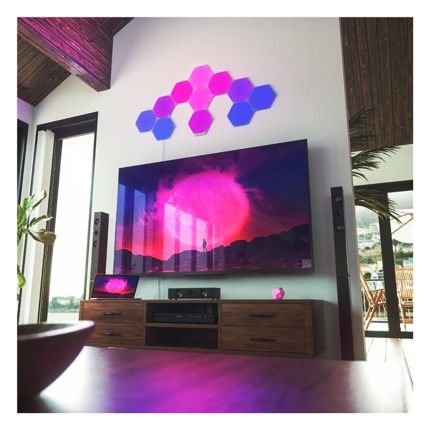 Nanoleaf - ZESTAW 9x LED RGB Ściemnialny panel SHAPES HEXAGON LED/2W/230V 1200-6500K Wi-Fi