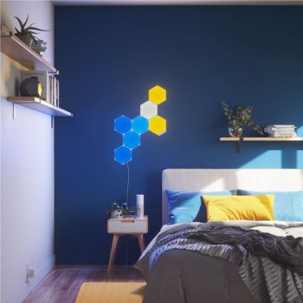 Nanoleaf - ZESTAW 9x LED RGB Ściemnialny panel SHAPES HEXAGON LED/2W/230V 1200-6500K Wi-Fi
