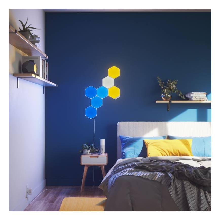 Nanoleaf - ZESTAW 9x LED RGB Ściemnialny panel SHAPES HEXAGON LED/2W/230V 1200-6500K Wi-Fi