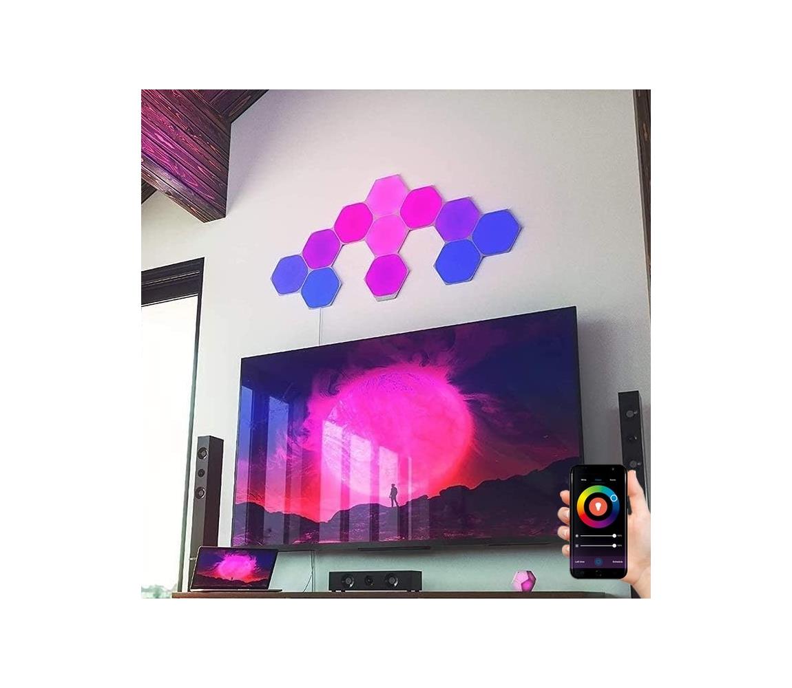 Nanoleaf NL42-6002HX-15PK - ZESTAW 15x LED RGB Ściemnialny panel LED/2W/230V