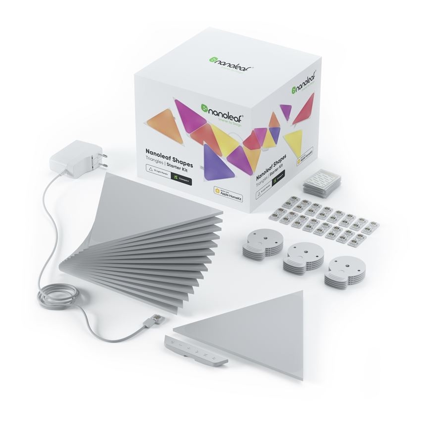 Nanoleaf - SET 15x LED RGB Panel ściemniający TRIANGLES LED/1,5/230V Wi-Fi