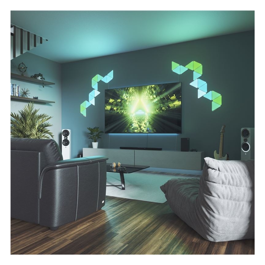 Nanoleaf - SET 15x LED RGB Panel ściemniający TRIANGLES LED/1,5/230V Wi-Fi