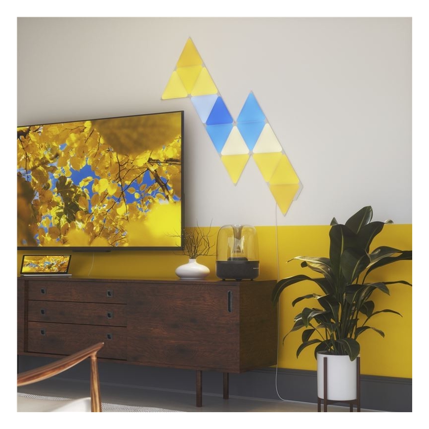 Nanoleaf - SET 15x LED RGB Panel ściemniający TRIANGLES LED/1,5/230V Wi-Fi