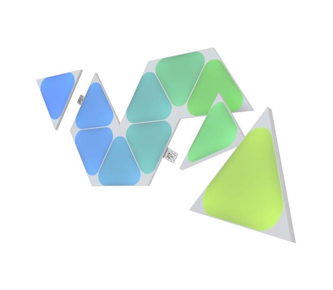 Nanoleaf NL48-1001TW-10PK - ZESTAW 10x LED RGB Panel ściemnialny TRIANGLES LED/0,5