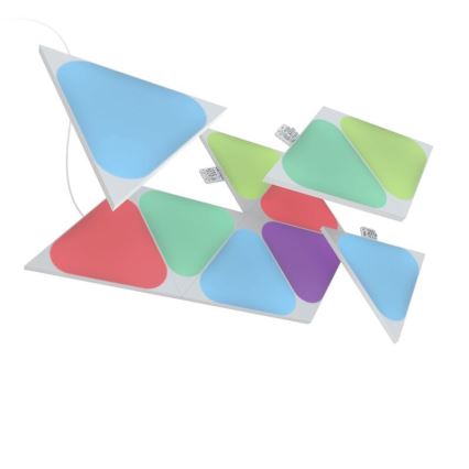 Nanoleaf - ZESTAW 10x LED RGB Panel ściemnialny TRIANGLES LED/0,5W/230V Wi-Fi