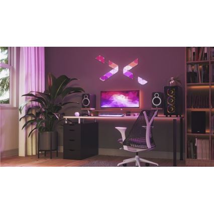 Nanoleaf - ZESTAW 10x LED RGB Panel ściemnialny TRIANGLES LED/0,5W/230V Wi-Fi