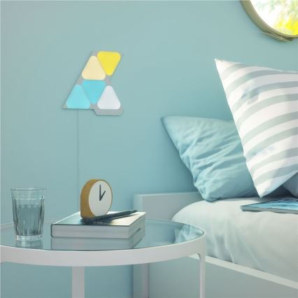 Nanoleaf - ZESTAW 5x LED RGB Ściemnialny panel TRIANGLES LED/0,5W/230V 1200-6500K Wi-Fi