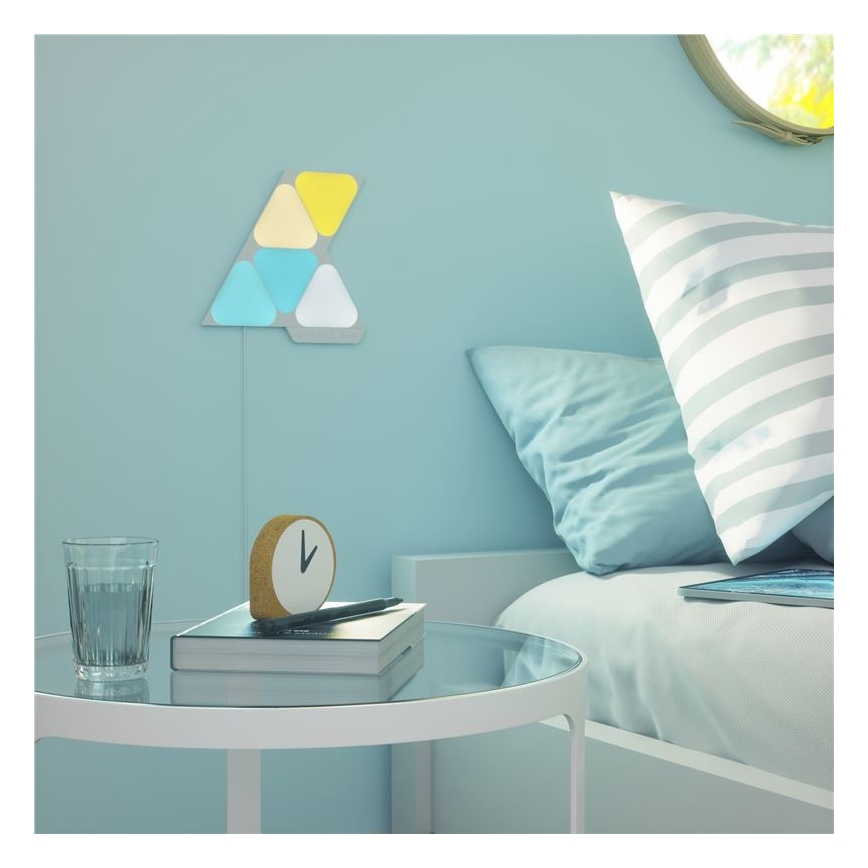 Nanoleaf - ZESTAW 5x LED RGB Ściemnialny panel TRIANGLES LED/0,5W/230V 1200-6500K Wi-Fi