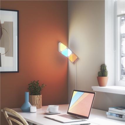 Nanoleaf - ZESTAW 5x LED RGB Ściemnialny panel TRIANGLES LED/0,5W/230V 1200-6500K Wi-Fi