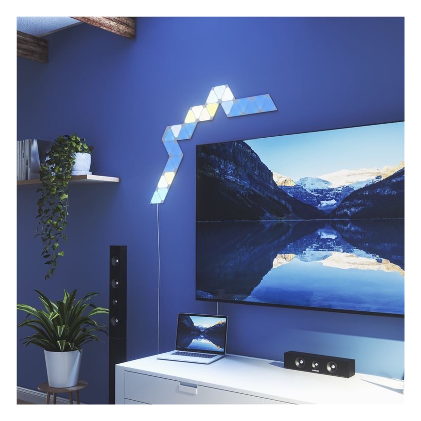 Nanoleaf - ZESTAW 5x LED RGB Ściemnialny panel TRIANGLES LED/0,5W/230V 1200-6500K Wi-Fi