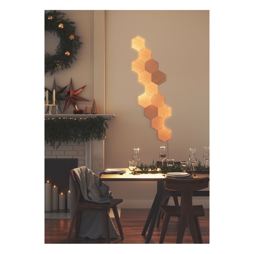 Nanoleaf - ZESTAW 13x LED Panel ściemnialny HEXAGONS LED/2W/230V Wi-Fi