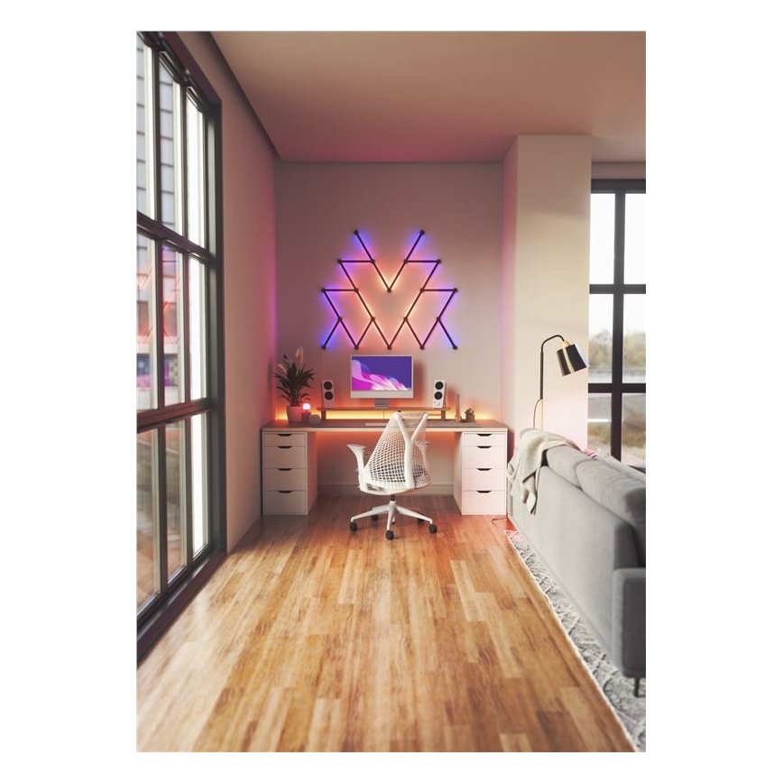 Nanoleaf - Zestaw osłon szyn LINES 9 szt. czarny mat