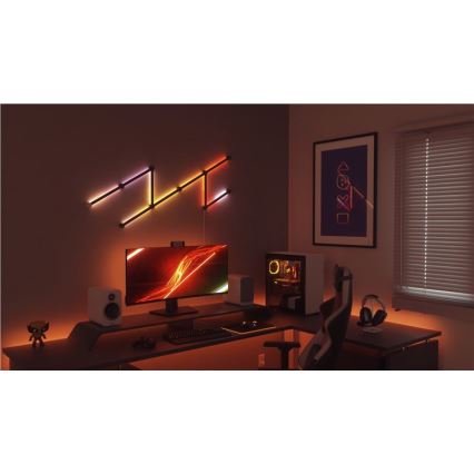 Nanoleaf - Zestaw osłon szyn LINES 9 szt. czarny mat